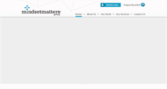 Desktop Screenshot of mindsetmattersgroup.com